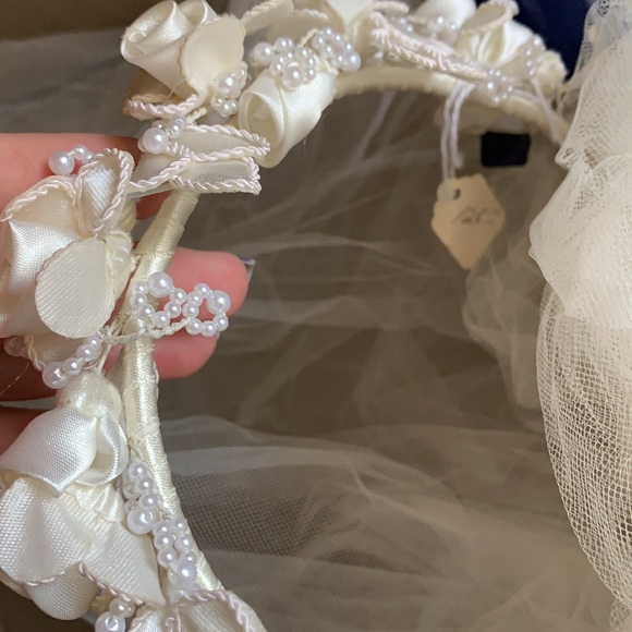 💕Vintage Wedding Veil 💕Ivory - Picture 11 of 14